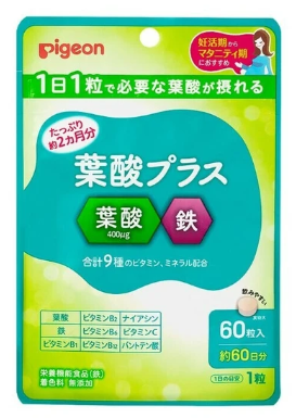 Pigeon 葉酸加強版 60片