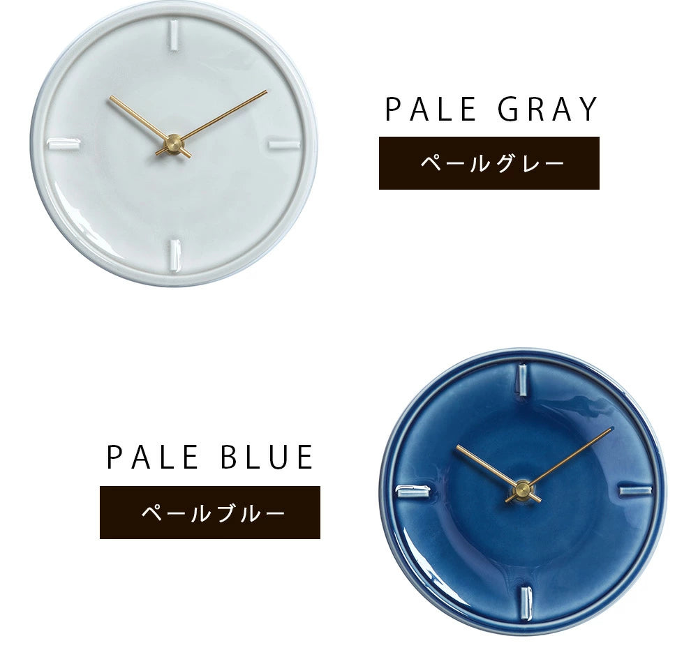 成長時鐘 掛鐘 時尚 日本製造 陶瓷 美濃燒