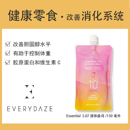 C'S 蒟蒻果凍桃子口味 10包