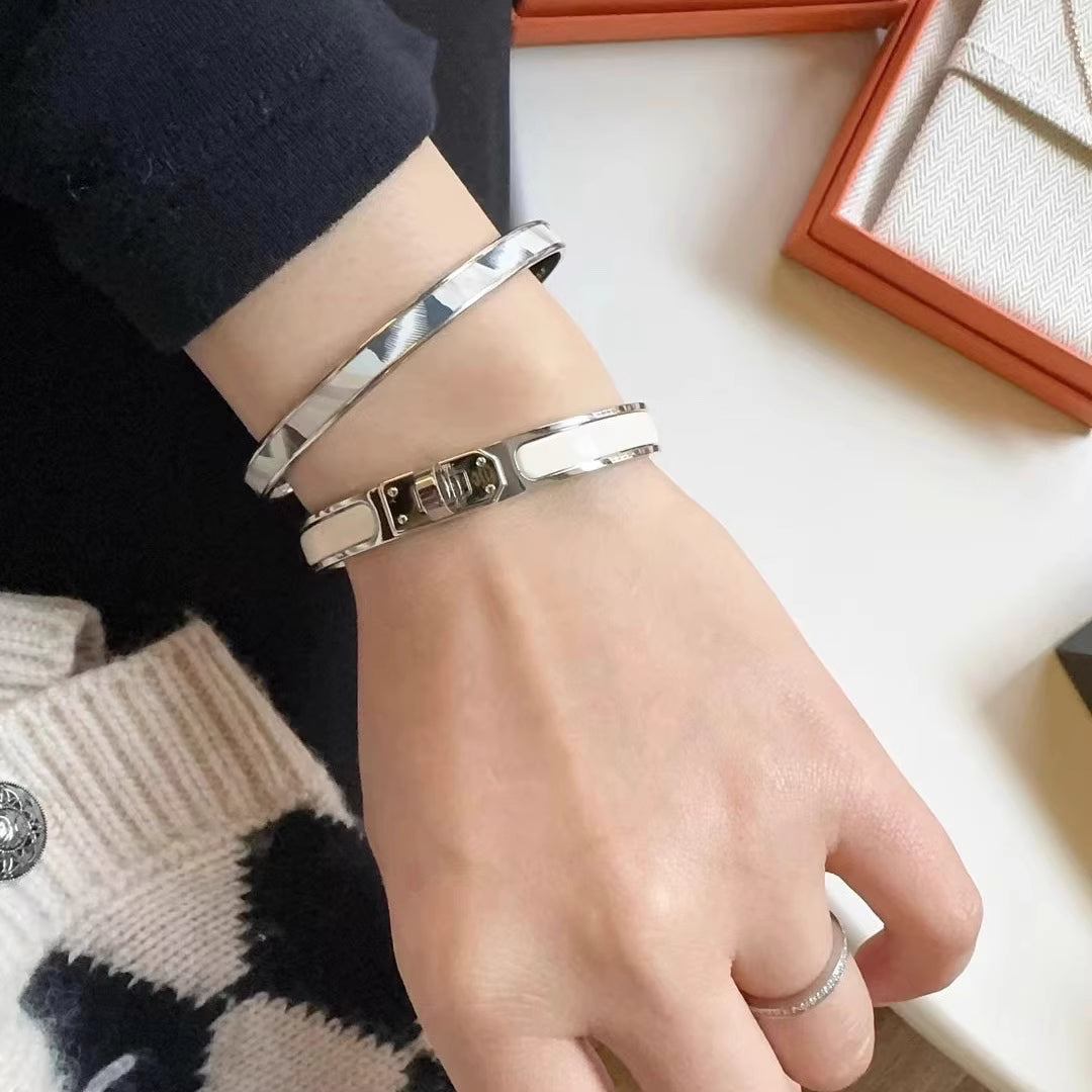 HERMES Mini Click Kelly 手鐲配件手鍊金屬女款