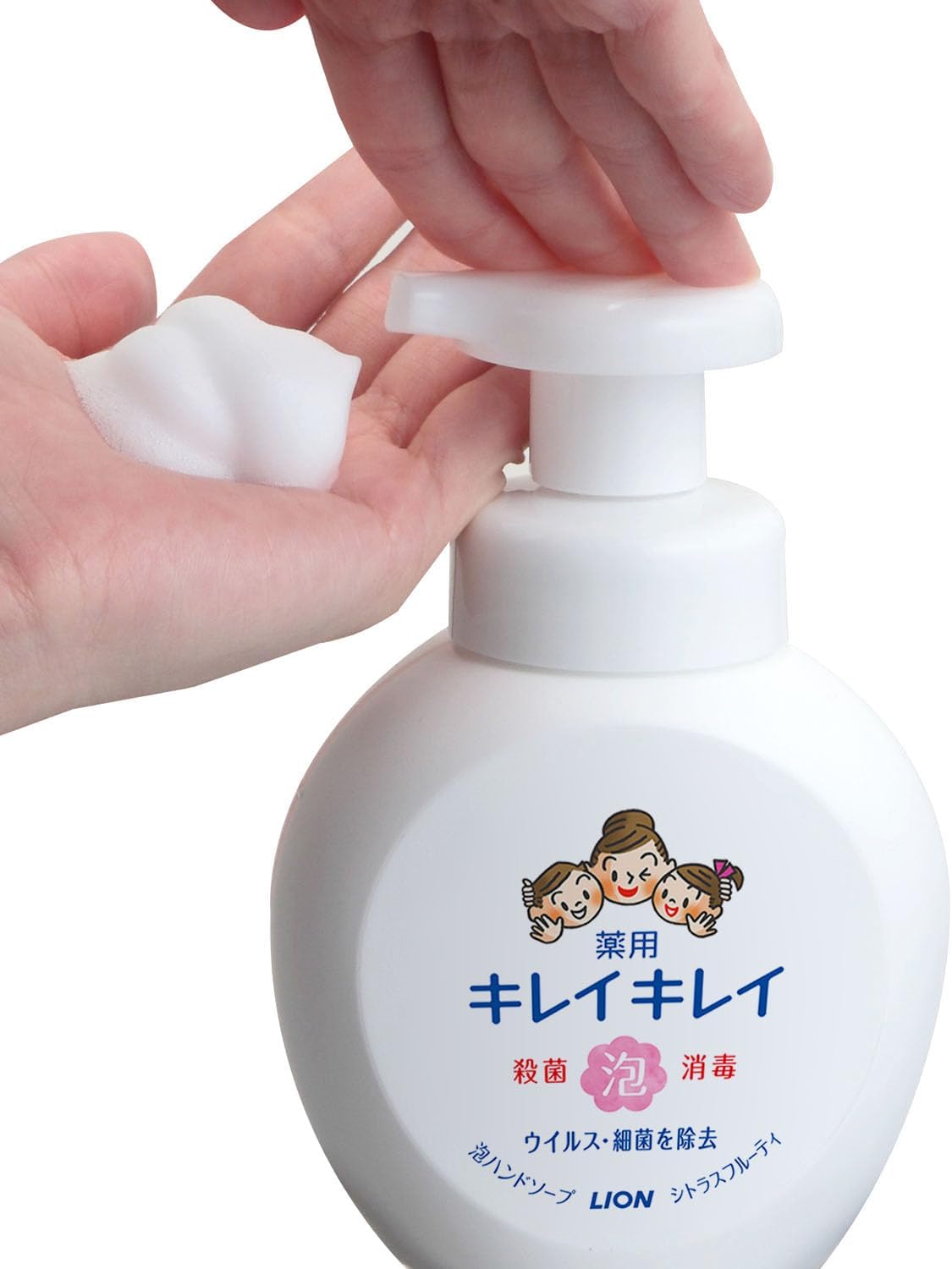 獅王 Kirei Kirei 藥用泡沫洗手液 泵頭 250ml [洗手液]