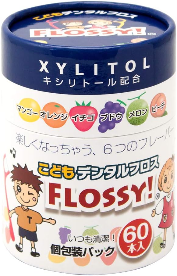 FLOSSY! 兒童牙線 60 支 [牙線/牙間刷]