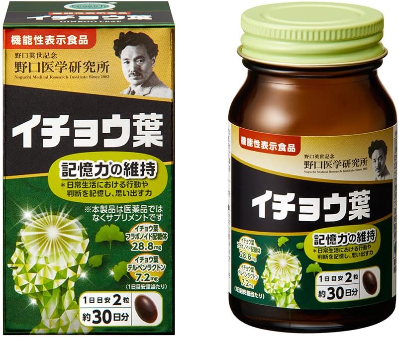 野口醫學研究所 銀杏葉 & DHA/EPA 60 片 / 補充劑