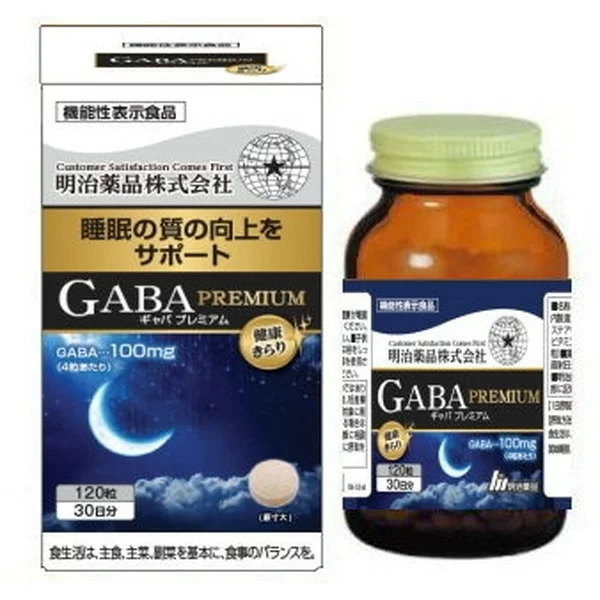 明治藥品 健康光采 GABA 白金版 120粒（30天份） GABA 機能性標示食品／營養補充品