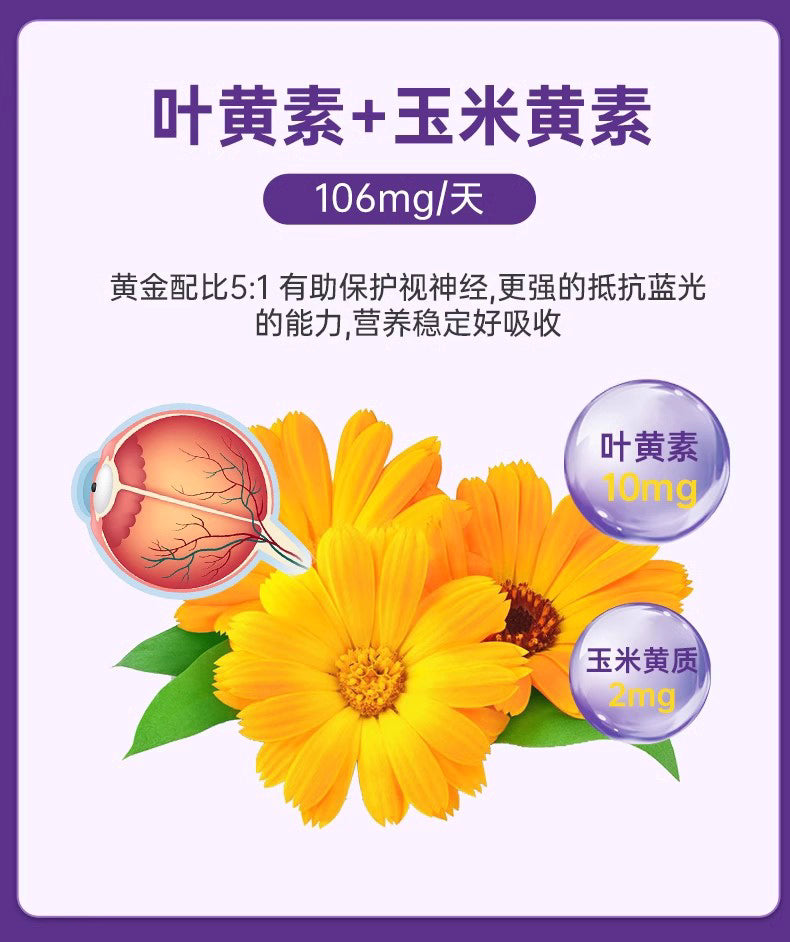 野口醫學研究所 藍莓葉黃素EX 60片/保健食品
