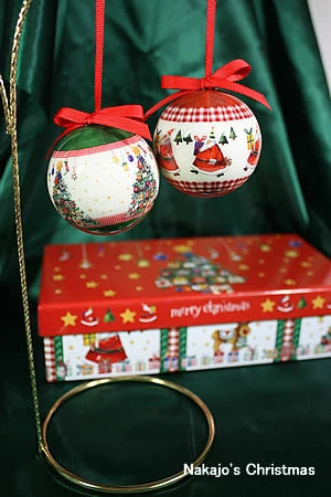 [2025 年聖誕節] 聖誕印花閃亮球裝飾套裝